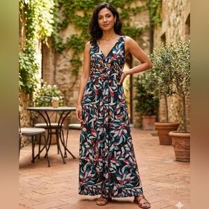 Dress Maxi Pappagallo Floral Boho - Size M - Excellent condition